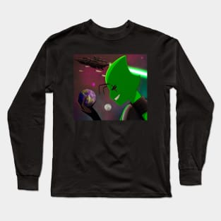 Hax with Earth and warship - Coexistence comic Long Sleeve T-Shirt